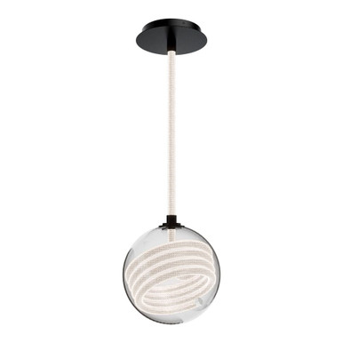 Roper 19.2W 1 LED Mini Pendant 9.88 Inch Tall and 9 Inch Wide by dweLED - PD417609