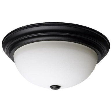3 Light Flush Mount 6 Inch Tall and 15.25 Inch Wide by Nuvo - 60/129