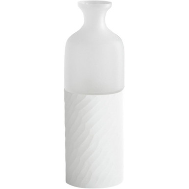sereno Vase 5 Inch Wide by 15.25 Inch High by Cyan - 07368