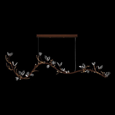 Volare 13.5W 9 LED Linear Pendant 22.75 Inch and 77.5 Inch Wide by Fine Art - 100156