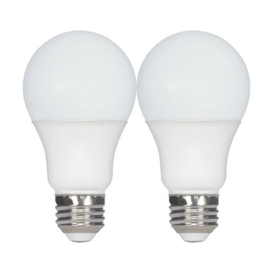 9.8W A19 Medium Base LED Bulb (Pack of 2) 2.36 X 4.33 Inch Length by Satco - S11434_p