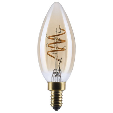 5.5W C11 LED E12 Base Replacement Bulb 1.38 X 3.92 Inch Length by Satco - S14219