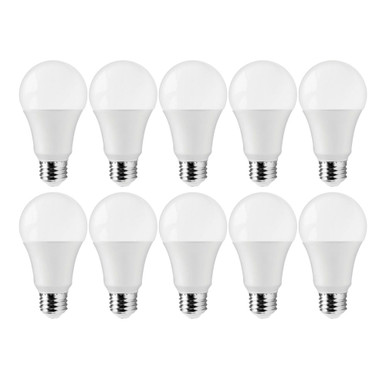 12W A19 Medium Base LED Bulb (Pack of 10) 2.36 X 4.41 Inch Length by Satco - S11437_p