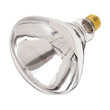 375W BR40 Medium Base Bulb 5 Inch Wide and 7.63 Inch Length by Satco - S7012