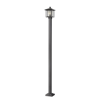 Aspen 1 Light Outdoor Post Mount Lantern 9.25 x 109.27 Inches by Z-Lite - 554PHA