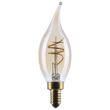 3.5W CA11 LED E12 Base Replacement Bulb 1.38 X 4.51 Inch Length by Satco - S14220