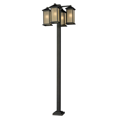 Vienna 4 Light Outdoor Post Mount Lantern 30 x 99 Inches by Z-Lite - 548-4-536P-ORB