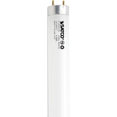 14W T8 Medium Bi Pin Base Bulb 1.04 Inch Wide X 14.22 Inch Length by Satco - S7930