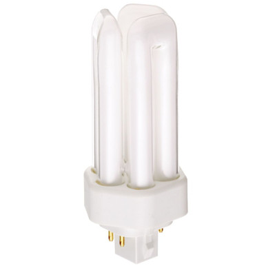 18W T4 GX24q 2 (4 Pin) Base Bulb 2 Inch Wide and 4.59 Inch Length by Satco - S8342_p