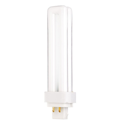 18W T4 G24q 2 (4 Pin) Base Bulb 2 Inch Wide and 5.81 Inch Length by Satco - S8333_p