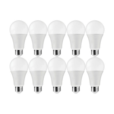 14W A19 Medium Base LED Bulb (Pack of 10) 2.36 X 4.57 Inch Length by Satco - S11418_p