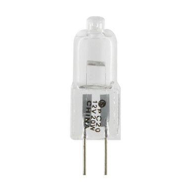 12V 20W T3 Bi Pin G4 Base Bulb 0.38 Inch Wide and 1.25 Inch Length by Satco - S3120