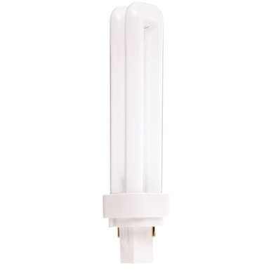 18W T4 G24d 2 (2 Pin) Base Bulb 1.38 Inch Wide and 6 Inch Length by Satco - S8323_p