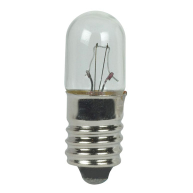 5W T3.25 Miniature Screw Base Bulb 0.41 Inch and 1.16 Inch Length by Satco - S7076