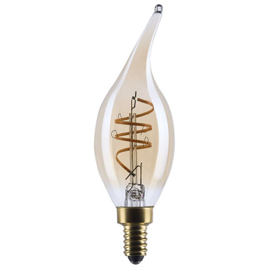 5.5W CA11 LED E12 Base Replacement Bulb 1.38 X 4.51 Inch Length by Satco - S14221