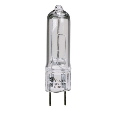 100W T4 Bi Pin G8 Base Bulb 0.5 Inch Wide and 2.28 Inch Length by Satco - S3543