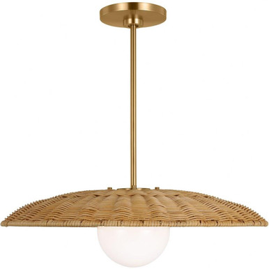 Mari 1 Light Large Pendant by Visual Comfort Studio - KSP1101BBS