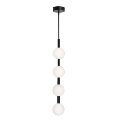 Baroque 40W 4 LED Pendant 37.63 Inch Tall and 6 Inch Wide by AFX - BRQP42LAJUD