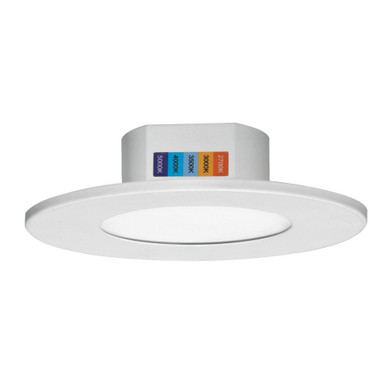 Connie 12W 1 LED Recessed Flush Mount 0.19 Inch Tall and 4 Inch Wide by AFX - CNEF04LAJD1WH