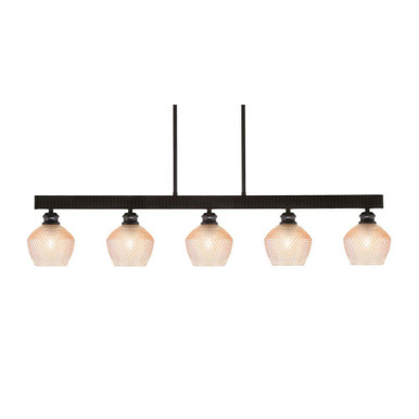 Edge 5 Light Bar Island 8.75 Inch Tall and 42 Inch Length by Toltec - 1185-ES-4623