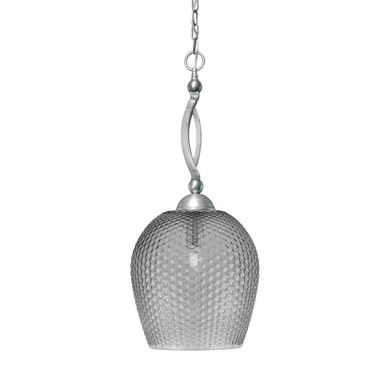 Bow 1 Light Chain Hung Pendant 26.25 Inch Tall and 12 Inch Wide by Toltec - 271-2625-12