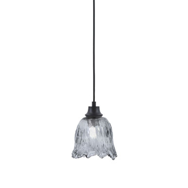 1 Light Cord Hung Pendant 8.75 Inch Tall and 7 Inch Wide by Toltec - 32-875-7