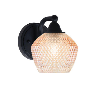 Paramount 1 Light Wall Sconce 7.5 Inch Tall and 6 Inch Wide by Toltec - 3421-MB-4623