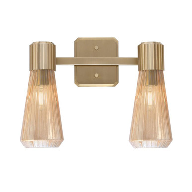 Everleigh 2 Light Bath Vanity 11.25 Inch Tall and 15 Inch Length by Toltec - 4822