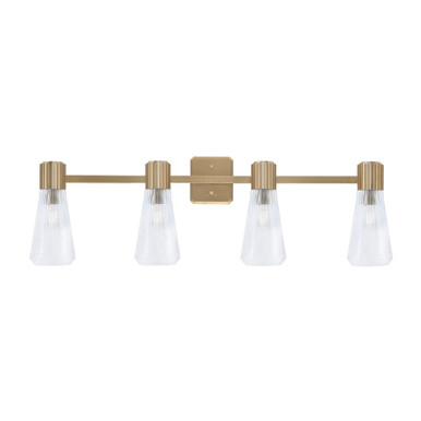 Everleigh 4 Light Bath Vanity 11.25 Inch Tall X 35.25 Inch Length by Toltec - 4824