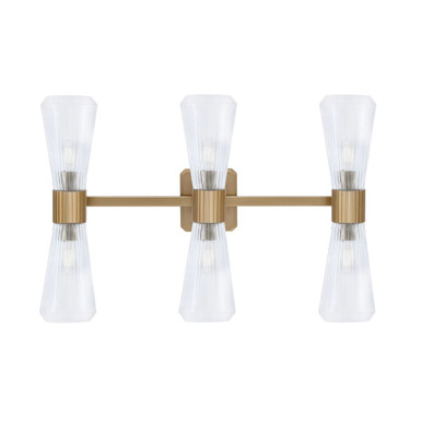 Everleigh 6 Light Bath Vanity 17.25 Inch Tall and 25 Inch Length by Toltec - 4826