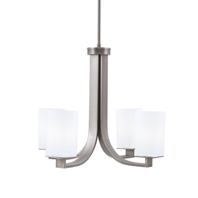Apollo 4 Light Uplight Chandelier 18.25 Inch and 21.5 Inch Wide by Toltec - 574-261