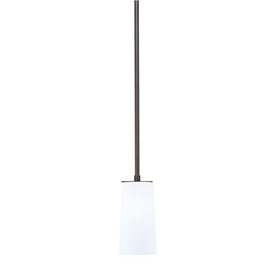 Apollo 1 Light Stem Hung Mini Pendant 10.5 Inch and 5 Inch Wide by Toltec - 573-DG-291
