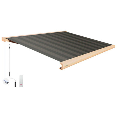 Prestige Series Full Cassette Retractable Awning/LED 157.4 Inch by Advaning - EAF1310-A086H3