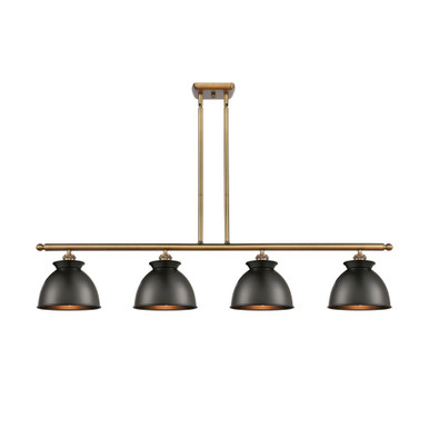 Adirondack 100W 4 LED Stem Hung Island 9 Inch X 48 Inch Wide by Innovations - 516-4I-M14-LED
