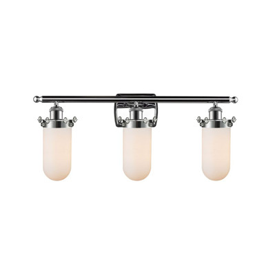 Kingsbury 3 Light Bath Vanity 11.5 Inch and 23.63 Inch Wide by Innovations - 516-3W-PC-CE231-W