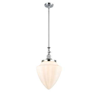 Bullet 100W 1 LED Adjustable Mini Pendant 19X11.88 Inch Wide by Innovations - 206-PC-G661-12-LED