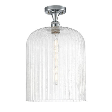 Bridal Veil 1 Light 12" Semi Flush Mount 10.25 X5 Inch Wide by Innovations - 516-1C-PC-G559-12SDY
