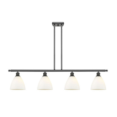 Bristol 4 Light Stem Hung Glass Island 10 and 48 Inch Wide by Innovations - 516-4I-GBD-75