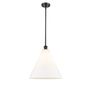 Berkshire Glass 100W 1 LED Pendant 17 Inch and 16 Inch Wide by Innovations - 516-1S-GBC-16-LED