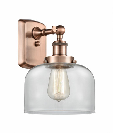 Bell 1 Light Wall Sconce 13 Inch Tall and 8 Inch Wide by Innovations - 916-1W-AC-G72
