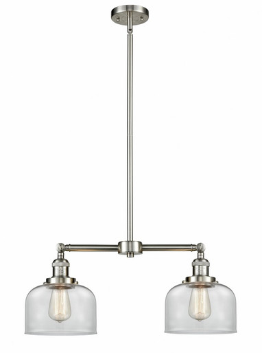 Bell 2 Light Stem Adjustable Down Island 10 and 21 Inch by Innovations - 209-SN-G72