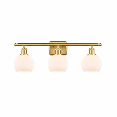 Athens 3 Light Bath Vanity 8.88 Inch Tall X 25.88 Inch Wide by Innovations - 516-3W-SG-G121-6