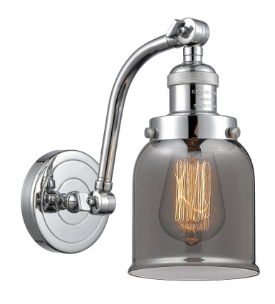 Bell 1 Light Adjustable Wall Sconce 11.5 Inch X 5 Inch Wide by Innovations - 515-1W-PC-G53