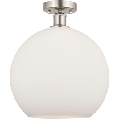 Athens 1 Light Semi Flush Mount 15.63 Inch X 11.75 Inch Wide by Innovations - 616-1F-G12-12