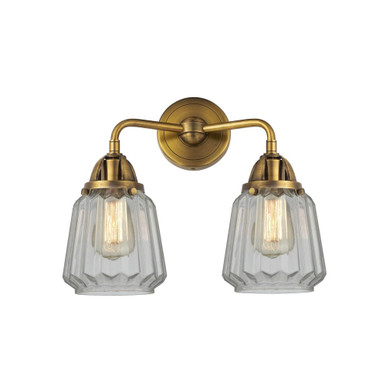 Chatham 2 Light Bath Vanity 12.13 Inch Tall and 14 Inch Wide by Innovations - 288-2W-G142