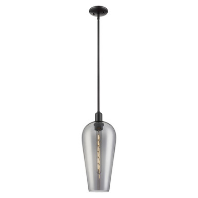 Chelsea 1 Light Mini Pendant 19.63 Inch Tall and 8 Inch Wide by Innovations - 716-1S-BK-G456-8SM