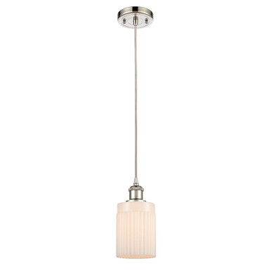 Hadley 100W 1 LED Cord Hung Mini Pendant 9 and 4.5 Inch Wide by Innovations - 516-1P-G34-LED
