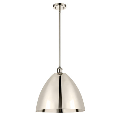 Bristol 100W 1 LED Pendant 17 Inch Tall and 16 Inch Wide by Innovations - 516-1S-MBD-16-LED