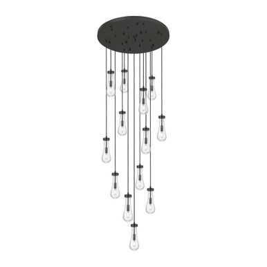 Owego 13 Light Multi Pendant 83.25 Inch Tall X 31 Inch Wide by Innovations - 132-451-1P-G451-4