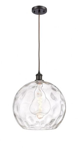 Athens Water Glass 1 Light Cord Hung Pendant 15.13 X 13 by Innovations - 516-1P-OB-G1215-14